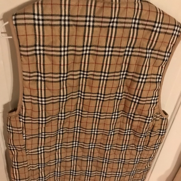 Preowned North 15 Plaid brown vest, size: M - Picture 6 of 12